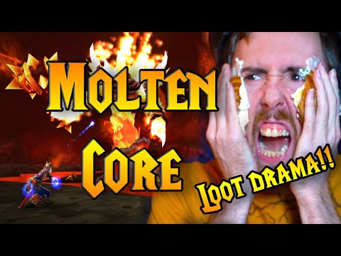 ASMONGOLD raids MOLTEN CORE & more LOOT DRAMA ensues - WoW Classic