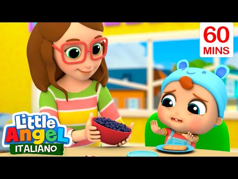 Gnam Gnam la Frutta fa Bene! | Cartoni Animati con Gianni Piccino - Little Angel Italiano