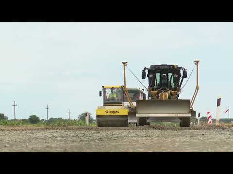 Radovi na D 213, od kružnog toka za Dalj do samog ulaza u Erdut, potom i do graničnog prijelaz