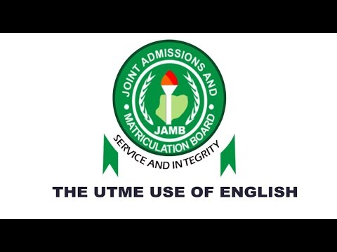 What You Must Know About 2019 UTME Use of English
