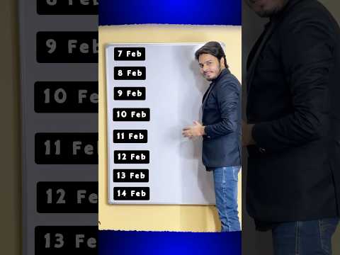 Valentine's Week in English ! 😲 #QuickLingoAmit #english #valentineweek #learnenglish