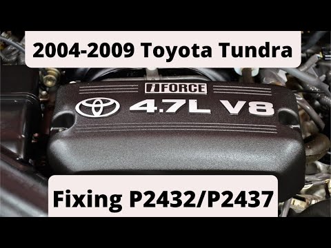 2004-2009 Toyota Tundra Secondary Air Pump Check Valve Replacement, P2432/P2437