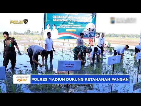 POLRES MADIUN DUKUNG KETAHANAN PANGAN