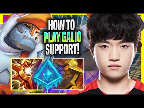 LEARN HOW TO PLAY GALIO SUPPORT LIKE A PRO! - T1 Keria Plays Galio SUPPORT vs Rakan! | Season 2022