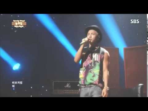 140720 TAEYANG feat  Tablo on SBS Inkigayo  눈,코,입 EYES, NOSE, LIPS @ Inkigayo Special Stage Live