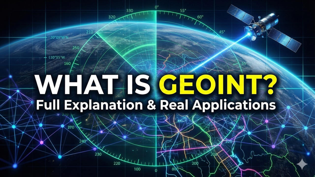 What is Geospatial Intelligence (GEOINT)? | Complete Explanation with Real-World Examples