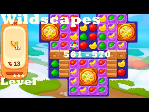 Wildscapes Level 561 - 570 HD Walkthrough | Gameplay | 3 - match game | ios | android | pc | app