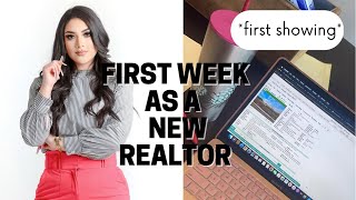 FIRST WEEK AS A NEW REALTOR! (Day in a life of a Realtor) meetings, showings, etc