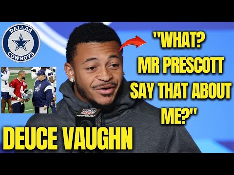 🚨WHAT DAK PRESCOTT SAID ABOUT DEUCE VAUGHN? DISCOVER NOW! | DALLAS COWBOYS NEWS
