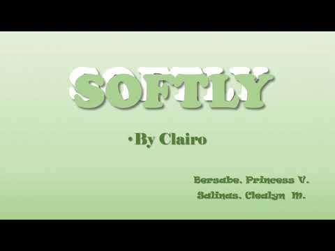 Softly- Clairo (KARAOKE)