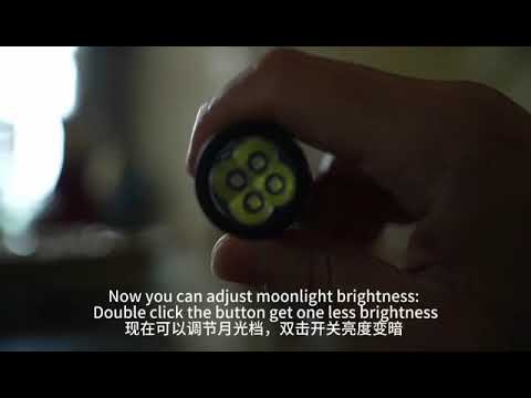 How to program Moonlight brightness Manker E14IV