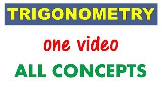 All concepts of Trigonometry for SSC CGL (Tier 1 and Tier 2)