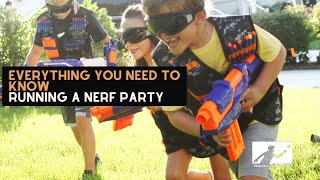 Tips and Information on How To Run a DIY NERF Party
