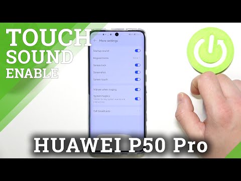 How to Manage Touch Sounds on HUAWEI P50 Pro - Turn On/Off Touch Sounds