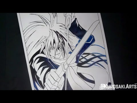 #025. Drawing Yukio Nura (Nura Rise of the Yokai Clan) [1/2]