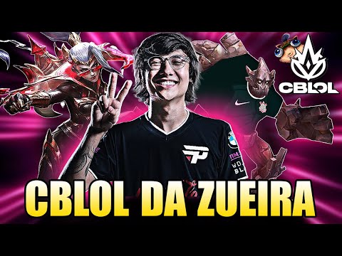 QUANDO o LIDER do CBLOL PEGA VAYNE TOP e MALPHITE JUNGLE - CBLOL DA ZUEIRA