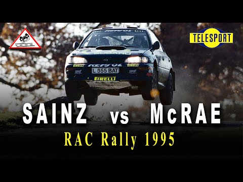 Epischer Kampf Sainz gegen McRae | Subaru Impreza 555 | RAC Rally 1995 [Passats de canto] (Telesp...