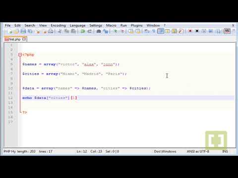 [PHP & MySQL] 14/45 Multidimensional Arrays