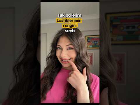 Lastiklerimin rengini siz seçtiniz nasıl olmuşşşş? #dişteli #diş #senakoc #keşfet #dişçi #braket