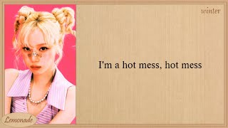 Cover art for hot mess - aespa