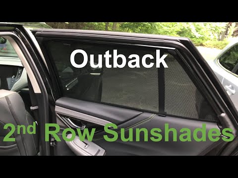 2020+ Outback 2nd Row Sunshades