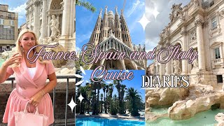 ☀️Rome, Barcelona, Mallorca, La Spezia | MSC Seaview vlog ♡ ˚.༄🎀