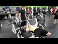 17 year old bench presses 350lbs// bodybuilder