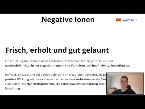 Negative Ionen Therapie - Einfluss auf Schlaf, Entgiftung, Stimmung, Leistung und Bewusstsein