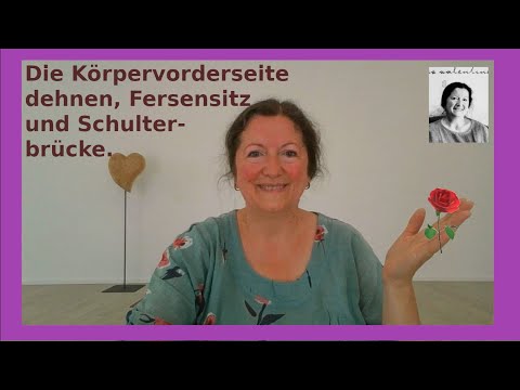Die Körpervorderseite dehnen mit 2 Übungen.