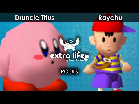 Smash 64: FSF | Druncle Titus (Kirby) V Raychu (Ness) - GVS X EL  Tournament SSB64
