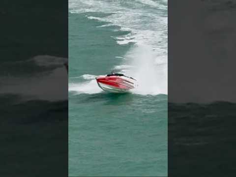 Right before police pulled him over at the Haulover Inlet. Filmed for us by my good friend Scott