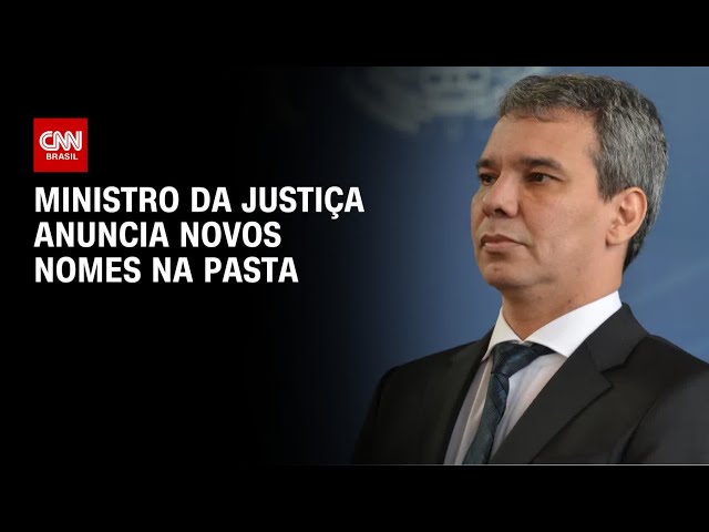 Ministro da Justiça anuncia novos secretários e foca na segurança | LIVE CNN