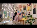 Loneliness improved my Art and Mindset 🌱 Forest Visit + Paint with me ✨ Cozy Art Vlog