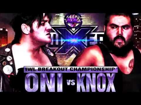 IWL "New Era X" 10/3/15 American Oni (c) vs. Joseph Knox for the IWL Breakout Championship