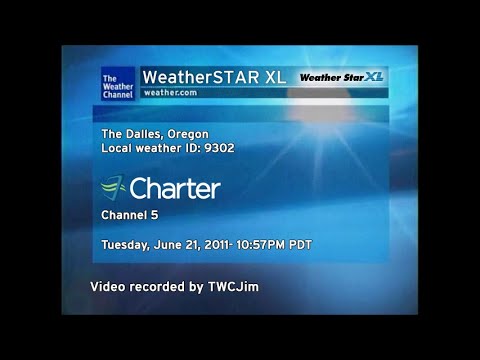 TWC WeatherSTAR XL- The Dalles, OR- June 21, 2011- 10:57PM PDT