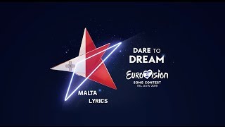 Chameleon - Michela Pace, Eurovision 2019 Malta (lyrics)