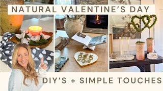 Natural Valentine’s Day DIY Decor | Simple, Neutral & Organic Ideas
