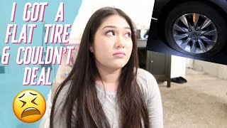 I GOT A FLAT TIRE & COULD NOT DEAL WITH IT!!!