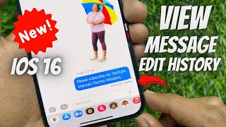 How to View iMessage Edit History on iPhone