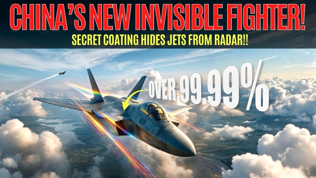 Shocking Discovery: China’s New Stealth Coating Absorbs 99.99% of Radar Waves!