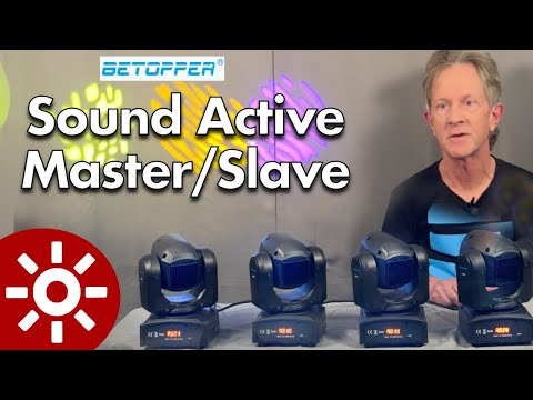 How to Program 4 Betopper Spot Gobo Moving Heads!