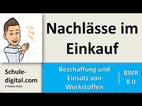BwR 8 II   Nachlässe im Einkauf - Lehrplan plus