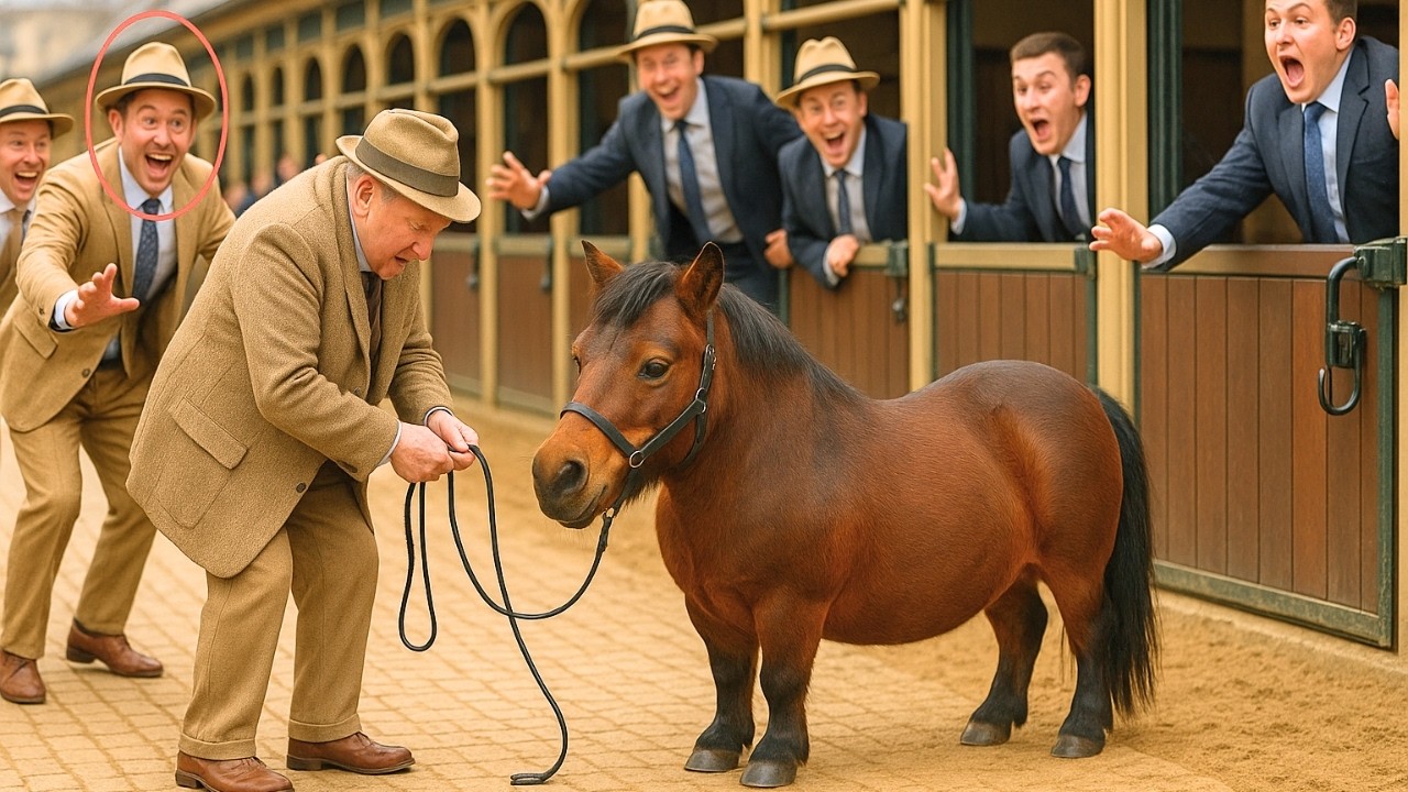 CABALLO DE PATAS CORTAS ES HUMILLADO EN UNA SUBASTA, UN HOMBRE HUMILDE LO COMPRA Y LO QUE HACEN ES..