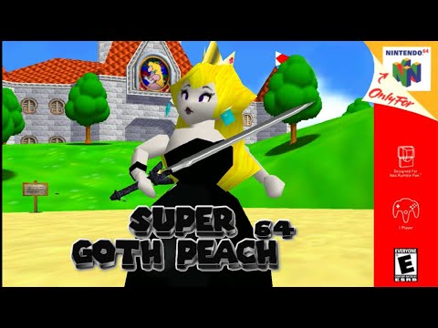Super Goth Peach 64 - Mod of Super Mario 64 [N64]