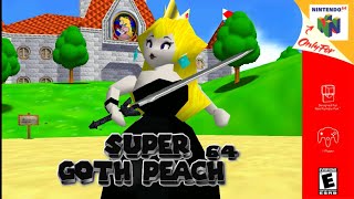 Super Goth Peach 64 - Mod of Super Mario 64 [N64]