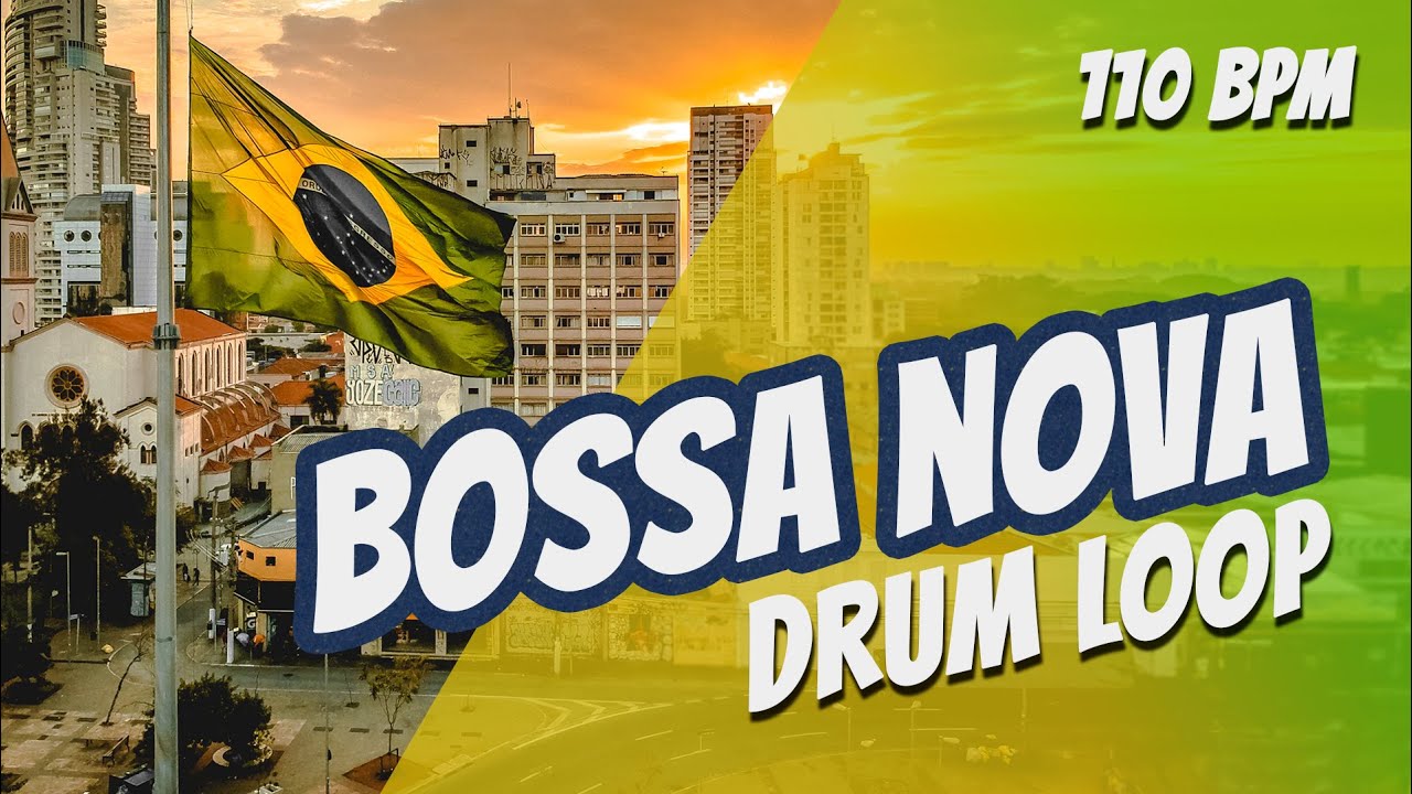 Bossa Nova Drum Loop: 30 minutes at 110 BPM, Let's JAM!