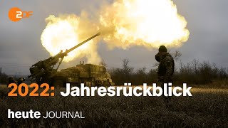 Das war 2022: Ukraine-Krieg, Energiekrise und Tod der Queen | heute journal