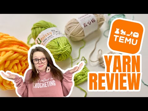 Is Temu Yarn Worth the Hype? ???? My honest yarn review of 4 Temu Yarns