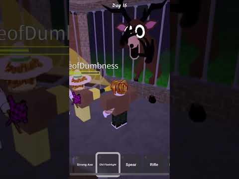 Funny skinwalker deer in survive 99 nights in the forest