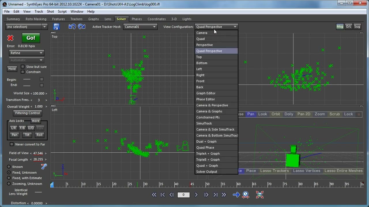 SynthEyes Room Configuration Setup